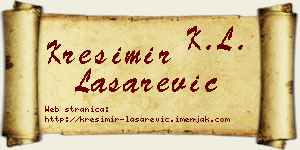Krešimir Lašarević vizit kartica